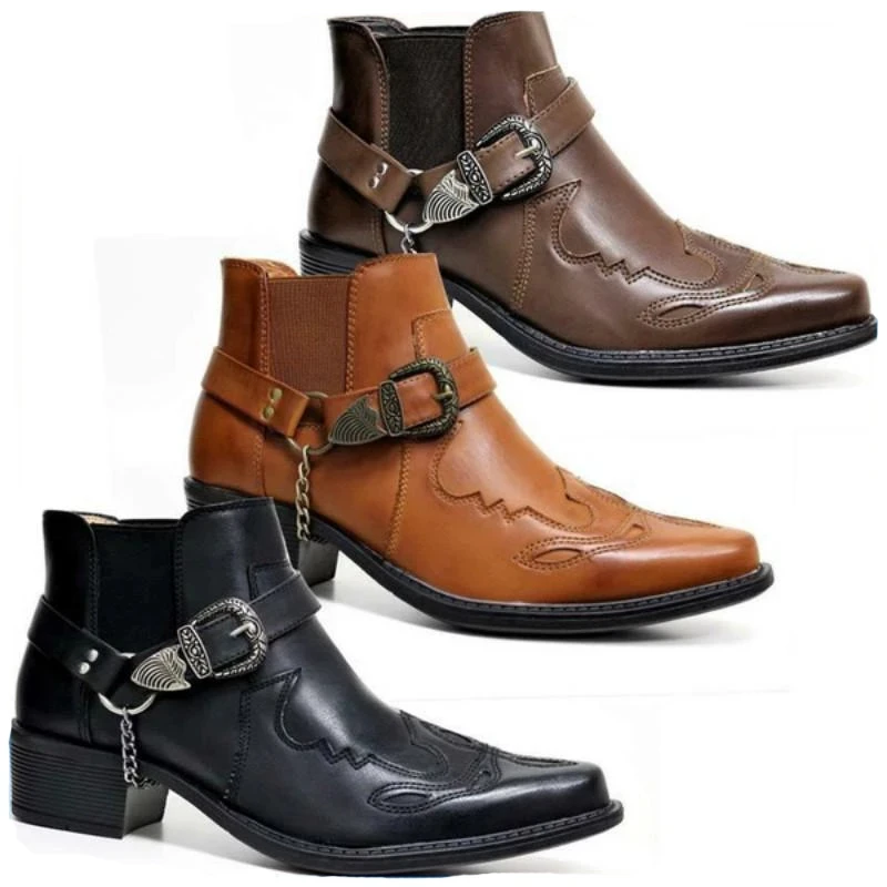 Vintage Fashion Enthusiasts - Moda 2026 Męskie buty kowbojskie w